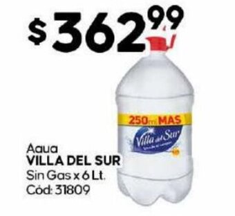 Diarco Agua Villa del Sur Sin Gas oferta
