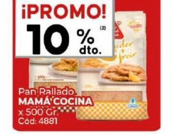 Diarco Pan Rallado Mamá Cocina x 500 gr. oferta