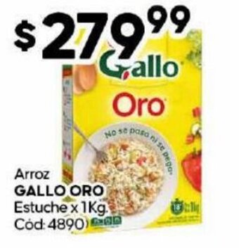 Diarco Arroz Gallo Oro Estuche x 1 kg, oferta
