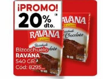 Diarco Bizcochuelo Ravana oferta