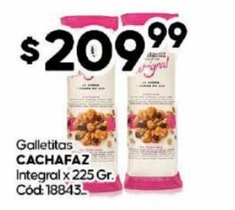Diarco Galletitas Cachafaz Integral x 225 gr. oferta