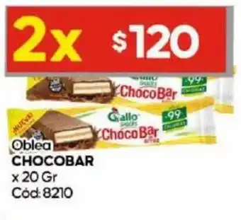 Diarco Oblea Chocobar x 20 gr. oferta