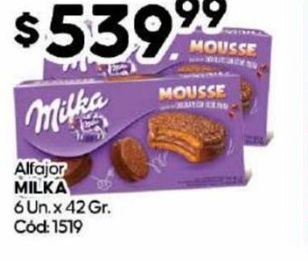 Diarco Alfajor Milka oferta