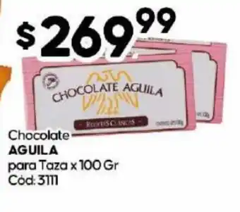 Diarco Chocolate Aguila para Taza x 100 gr, oferta