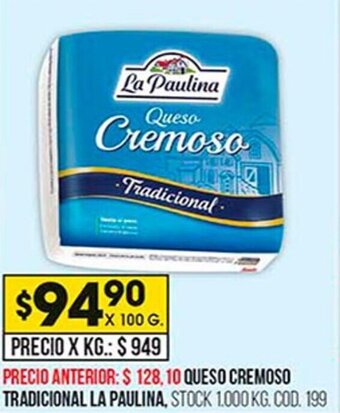 Coto Queso Cremoso Tradicional La Paulina oferta