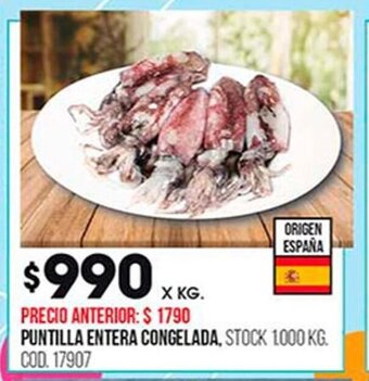 Coto Puntilla Entera Congelada oferta