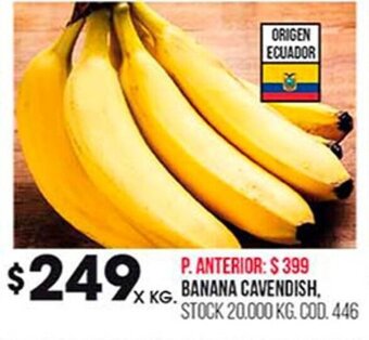 Coto Banana Cavendish oferta