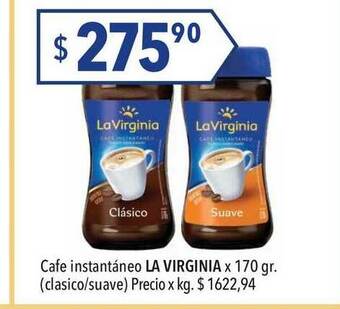 Hergo La Virginia Cafe Instantáneo x 170gr. oferta