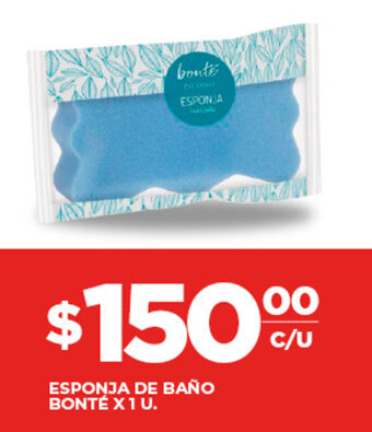 Supermercados DIA Esponja De Baño Bonté x 1u oferta