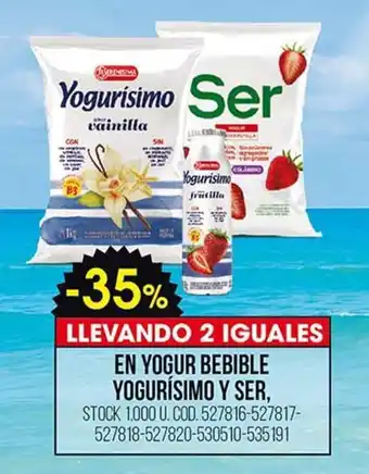 Coto En Yogur Bebible Yogurísimo Y Ser oferta