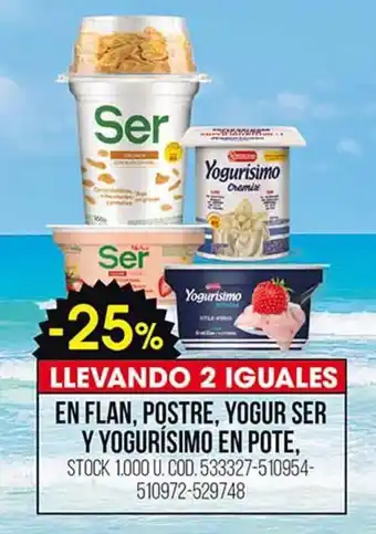 Coto Flan, Postre, Yogur Ser Y Yogurísimo en Pote oferta