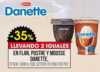 Coto Flan, Postre y Mousse Danette oferta
