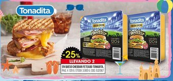 Coto Queso Cheddar Feteado Tonadita oferta