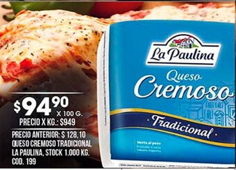 Coto Queso Cremoso Tradicional La Paulina oferta