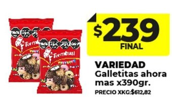 Supermayorista Vital Variedad Galletitas Ahora Mas x 390gr oferta
