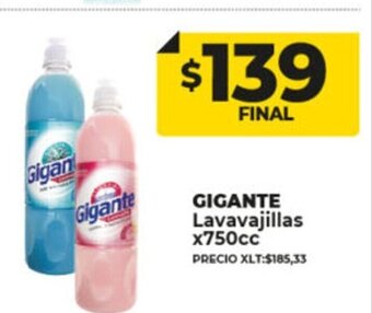 Supermayorista Vital Gigante Lavavajillas x 750cc oferta