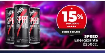 Supermayorista Vital Speed Energizante x 250cc oferta