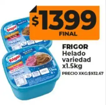 Supermayorista Vital Frigor Helado Variedad x 1.5kg oferta