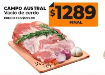 Supermayorista Vital Campo Austral Vacío de Cerdo oferta