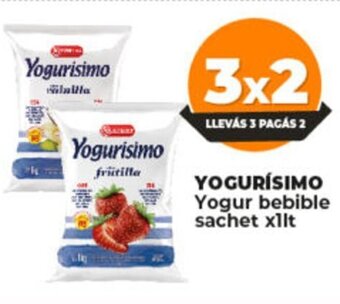 Supermayorista Vital Yogurísimo Yogur Bebible Sachet x 1lt oferta