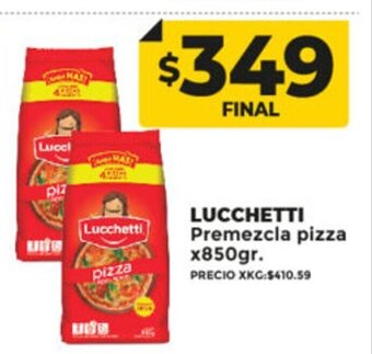 Supermayorista Vital Lucchetti Premezcla Pizza x 850gr oferta