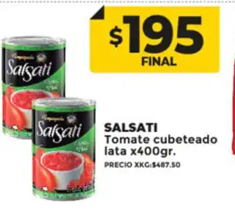 Supermayorista Vital Salsati Tomate Cubeteado Lata x400gr oferta