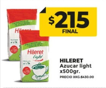 Hileret Azucar Light x 500gr