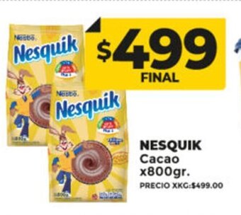 Supermayorista Vital Nesquik Cacao x 800gr oferta