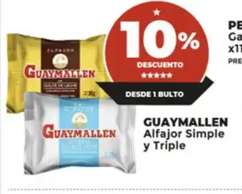 Supermayorista Vital Guaymallen Alfajor Simple Y Triple oferta