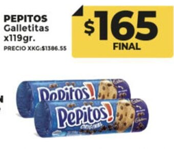 Supermayorista Vital Pepitos Galletitas x 119gr oferta