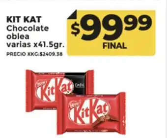 Supermayorista Vital Kit Kat Chocolate Oblea Varias x 41.5gr oferta