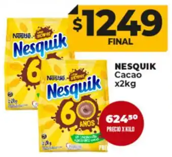 Supermayorista Vital Nesquik Cacao x 2kg oferta