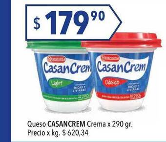 Hergo Casancrem Queso Crema x 290gr. oferta