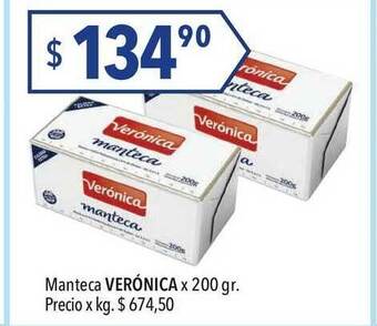 Hergo Verónica Manteca x 200gr. oferta
