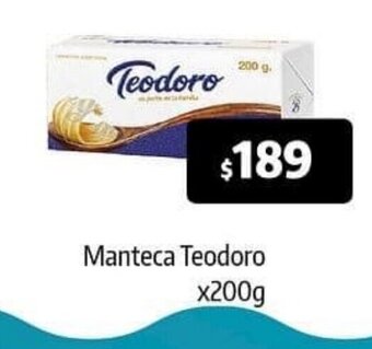 Autoservicio Capo Manteca Teodoro x 200g oferta