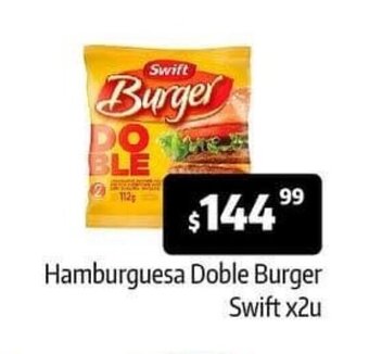 Autoservicio Capo Hamburguesa Doble Burger Swift x 2u oferta