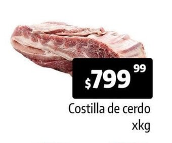 Autoservicio Capo Costilla de Cerdo x Kg oferta
