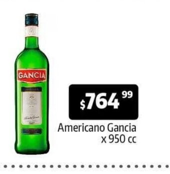 Autoservicio Capo Americano Gancia x 950cc oferta