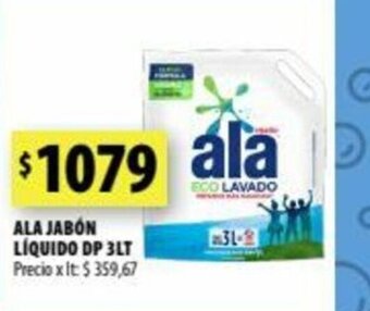 Punto Mayorista Ala Jabón Líquido DP 3Lt oferta
