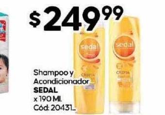 Diarco Shampoo y acondicionador sedal oferta