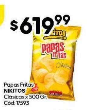 Diarco Papas fritas nikitos clasicas oferta