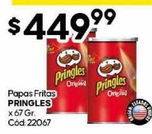 Diarco Papas fritas pringles oferta