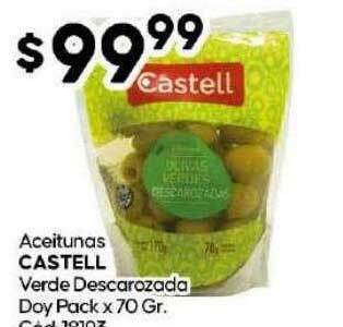 Diarco Aceitunas castell verde descarozada doy pack oferta