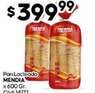 Diarco Pan lacteado mendia oferta