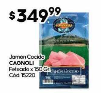 Diarco Jamón cocido cagnoli feteado oferta