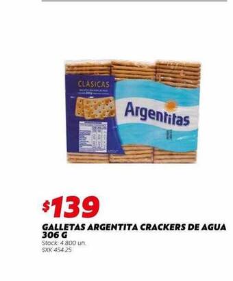 Ferniplast Galletas argentita crackers de agua oferta