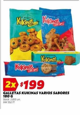 Ferniplast Galletas kukinas varios sabores oferta