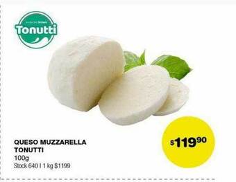 Atomo Conviene Queso muzzarella tonutti oferta