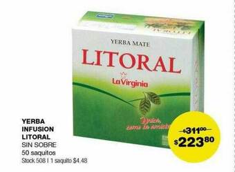 Atomo Conviene Yerba infusion litoral sin sobre oferta