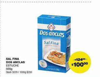 Atomo Conviene Sal fina dos anclas oferta